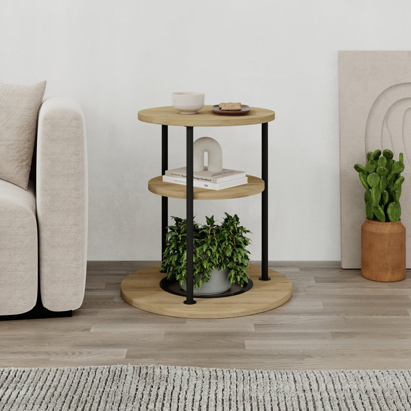 End Table, Oak