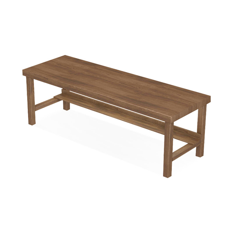 Dark Walnut Rectangular Solid Wood desks, 29.53" H x 94.49" W x 23.62" D