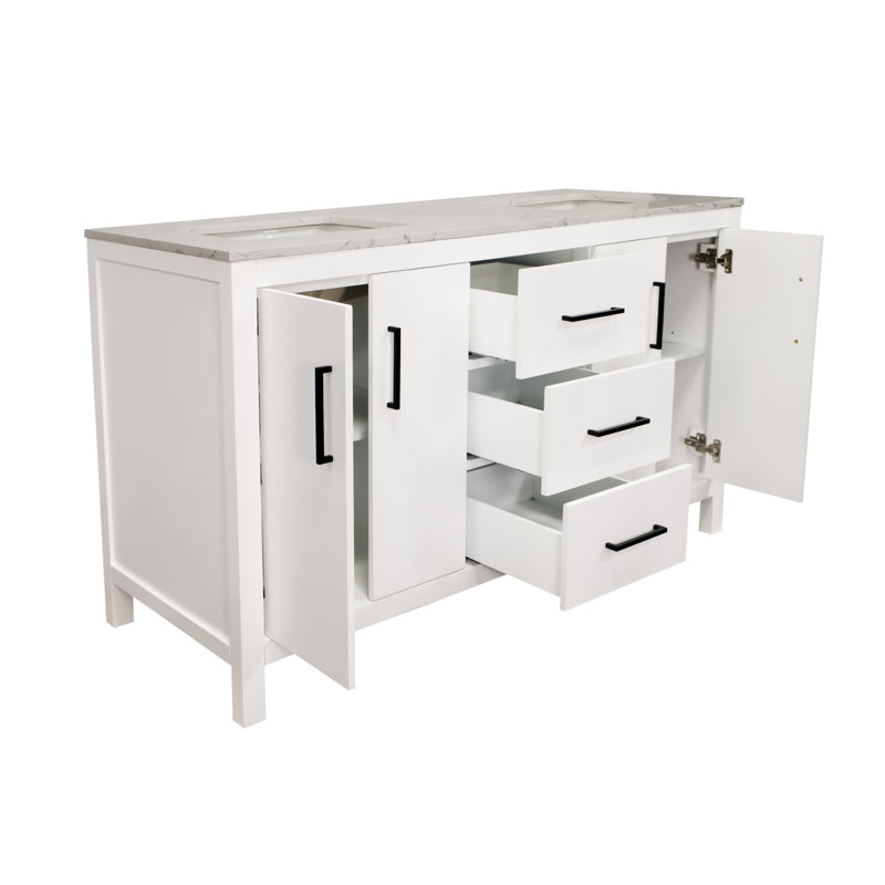 Meuble-lavabo double 60 po Ericdaniel