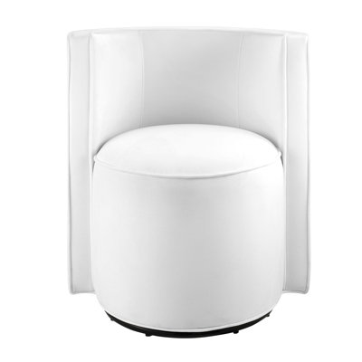 Della Performance Velvet Fabric Swivel Chair
