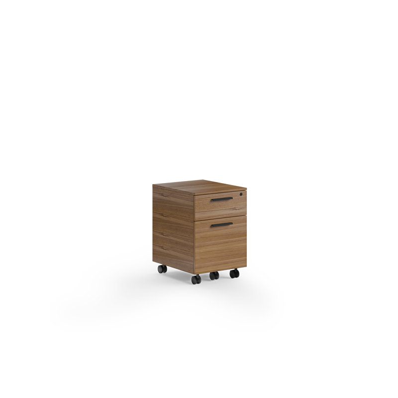 Linea™ 2 - Drawer File Cabinet, Natural Walnut