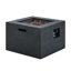 Table carrée 24 po pour foyer d'extérieur au propane MGO - 40 000 BTU, ensemble complet d'accessoires, y compris couvercle de réservoir et housse de pluie
