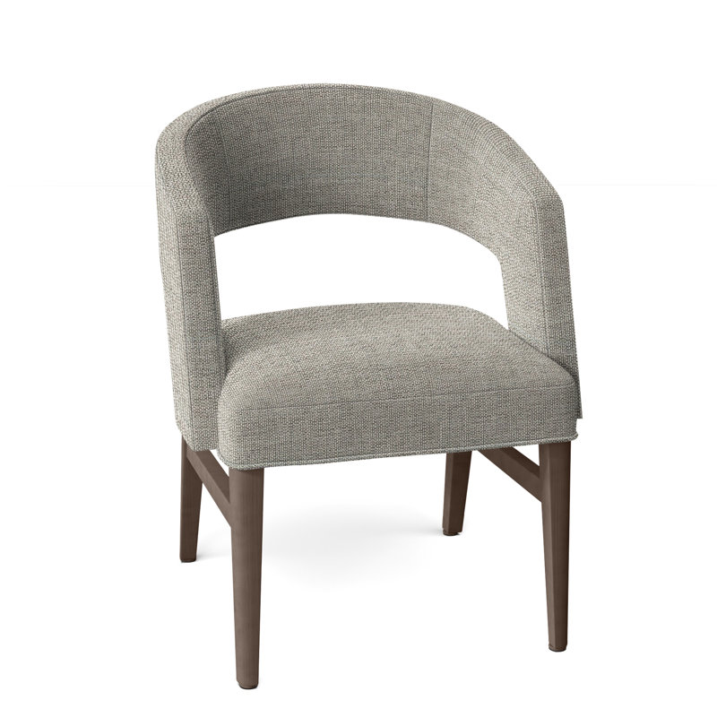 Chaise avec accoudoirs Bryant, Amande chamois, 3152 Lin