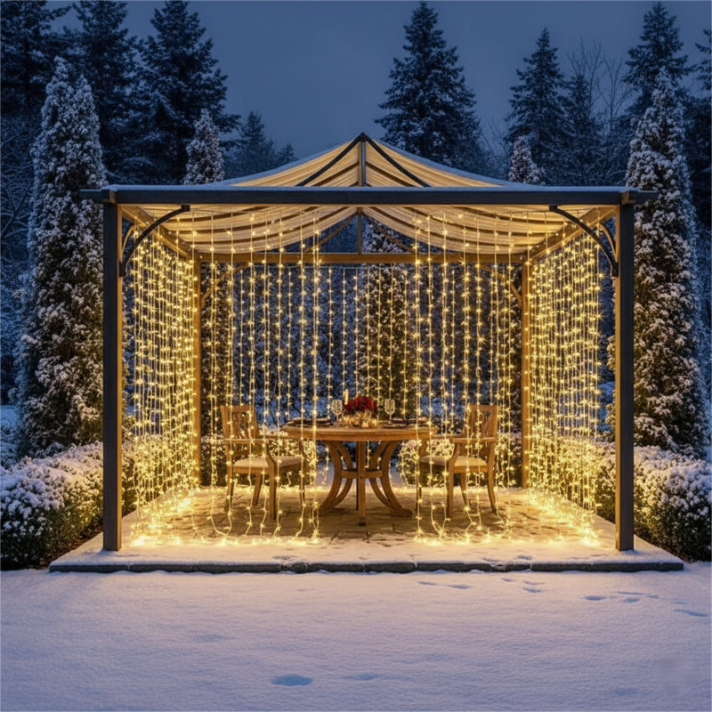 300LED Curtain String Lights,Hanging Decor