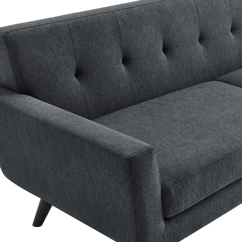 Canapé Engage, Tissu gris anthracite
