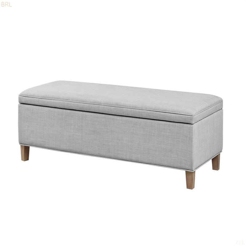 Banc de rangement rectangulaire à fermeture douce