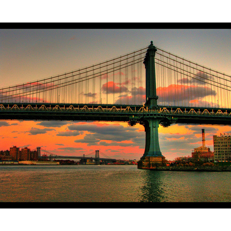 Pont de New York, Manhattan, H 36 po x l 45 po
