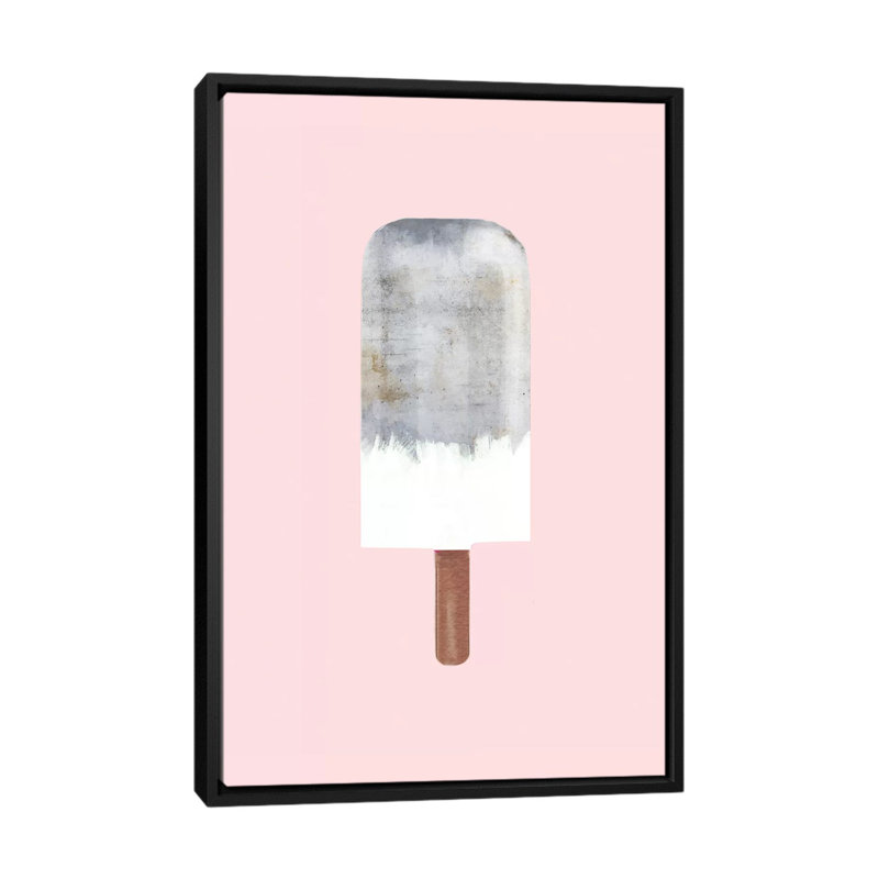 «Concrete Popsicle», impression sur toile tendue, H 26 po x l 18 po x P 1,5 po, Toile encadrée noire, Pas de tapis