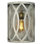 New Orleans 1 - Light Dimmable Plug-in Deep Ocean Flush Mounted Sconce