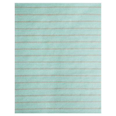 Tapis rayé en coton tissé à la main Goeger