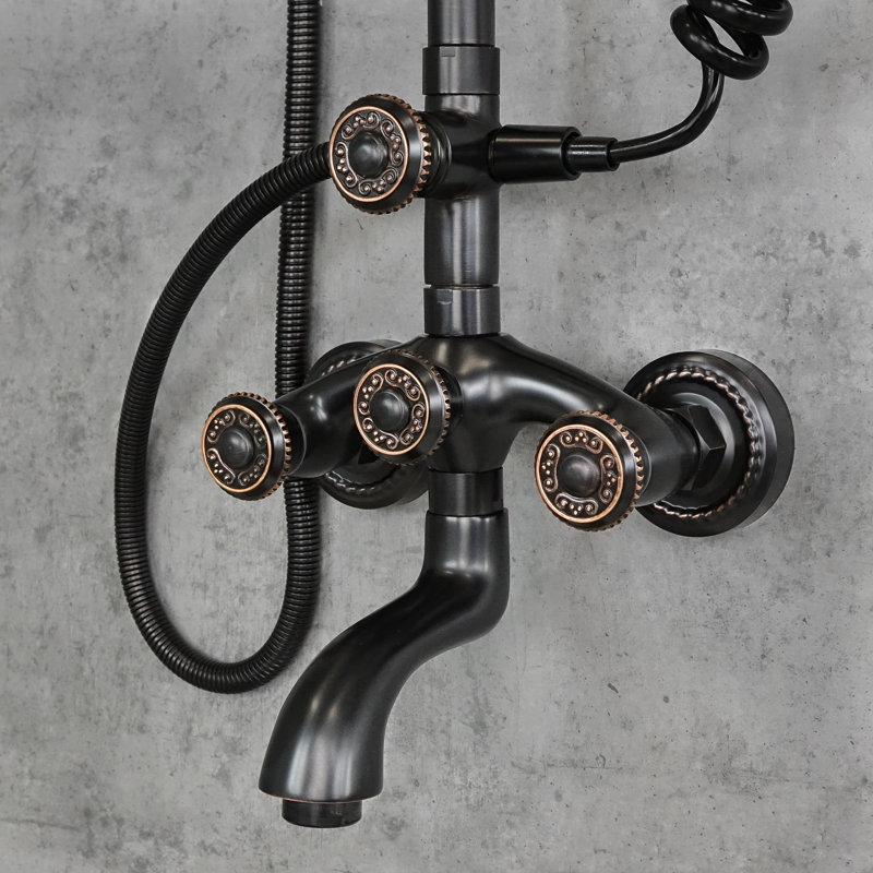 Mccall Mixer Shower with Dual Shower Head