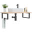 Daizhaun 100cm Solid Wood Bathroom Vanity Top-754054234
