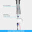 Robinet de cuisine tactile avec douchette extractible-119337370