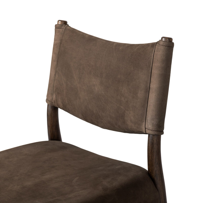 Jayla Upholstered Dining Chair, Burnt Oak, Burnt Oak