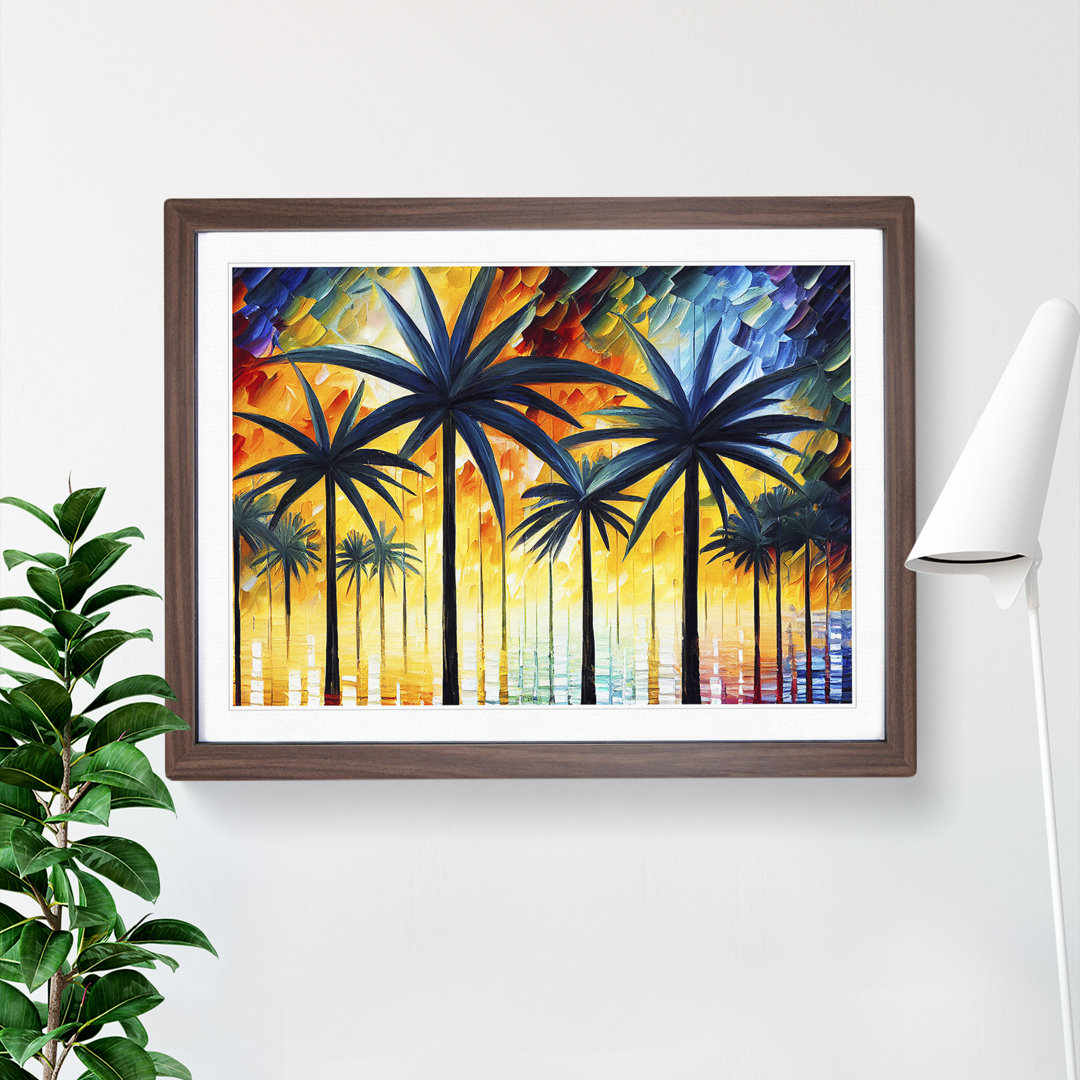 Palm Tree Vol.3 - Picture Frame Painting