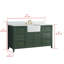 Meuble-lavabo simple 60 po Aisa-565349172