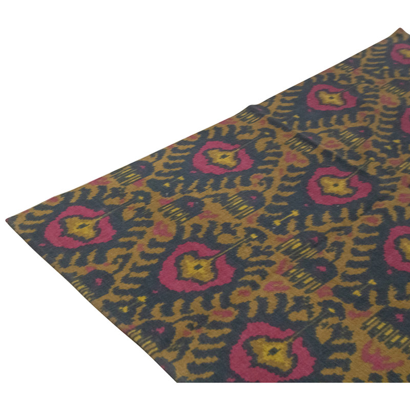 Flatweave Wool Ikat Area Rug in Multi