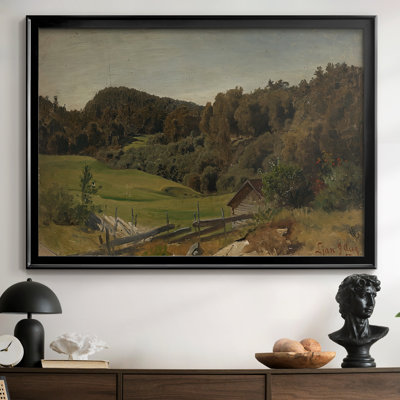 Landscape near Ljan-Hans Gude-Framed Gallery Wrapped Canvas-1884