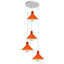 Mangume 4 - Light Orange Cluster Pendant