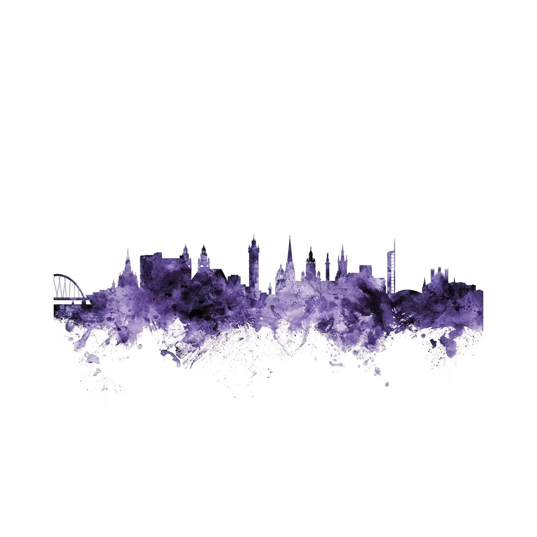 Glasgow, Scotland Skyline by Michael Tompsett - Wrapped Canvas Gallery-Wrapped Canvas Giclée