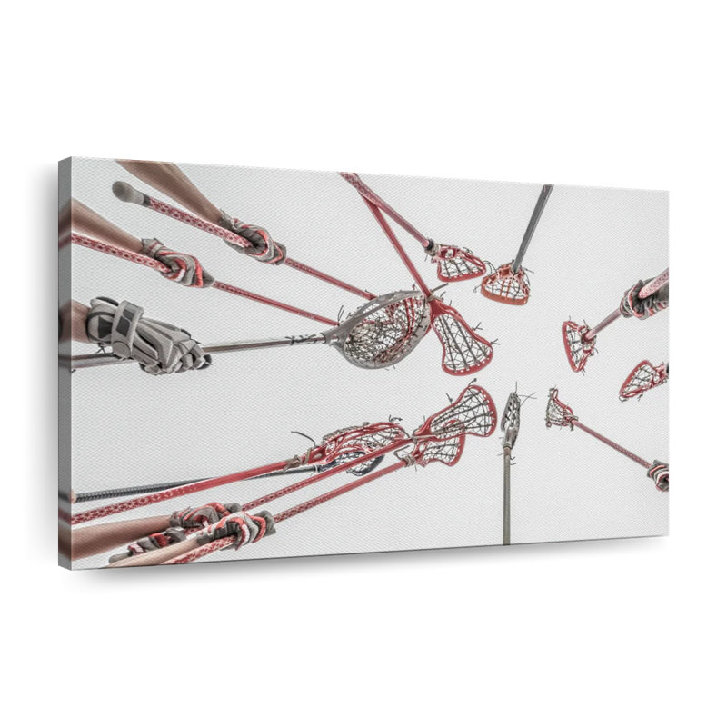 " Lacrosse Team Victory ", 30" H x 45" W x 1.25" D