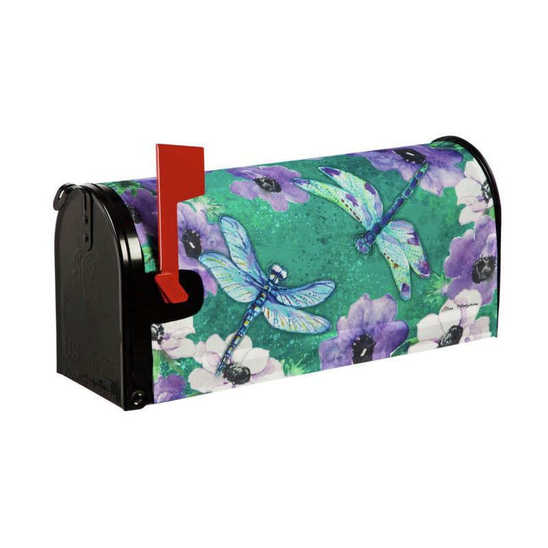 Housse pour boîte aux lettres libellules