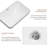 Ceramic Undermount Bathroom Sink 22.05" x 15.36" x 6.7" - Porcelain Vessel Basin
