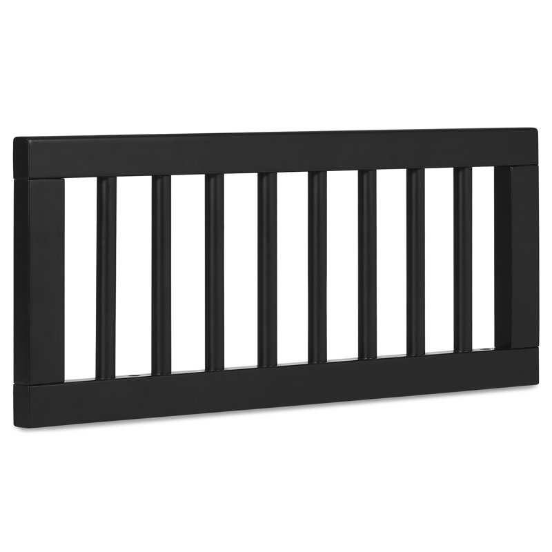 Aspen Toddler Guardrail, Black, Black
