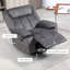Fauteuil inclinable et pivotant HOMcom