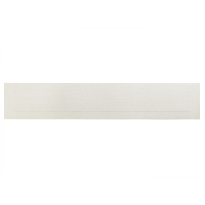 Shell White Rectangular Mahogany Console Table