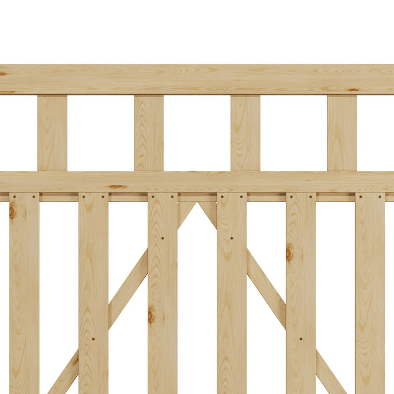 Chesnut Wood Gate, 120cm H x 120cm W x 5cm D