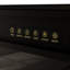 Foyer électrique mural - 12 couleurs, chaleur réglable, décor noir élégant