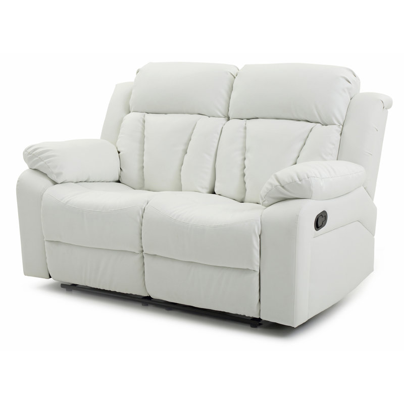 Causeuse inclinable Glaria Furniture Daria, Blanc