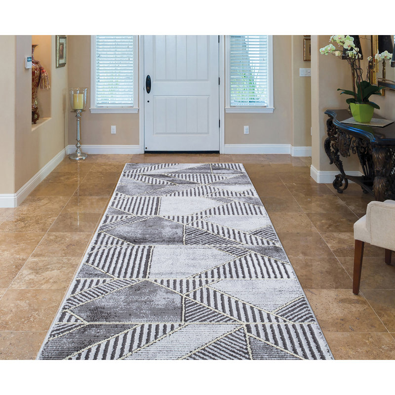 Abstract Indoor Rug, Runner 2'3" x 7'3"