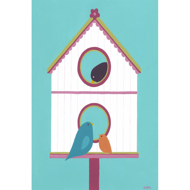Home Tweet Home IV by June Erica Vess - Wrapped Canvas Print, 46cm H x 30cm W x 3.8cm D