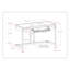 Petit bureau - Brun rustique naturel vieilli-442770317-442770316