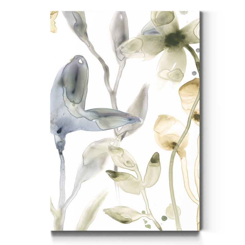 « Stone Moss tiges IV », reproduction d’art sur toile tendue, H 27 po x l 18 po x P 1 po