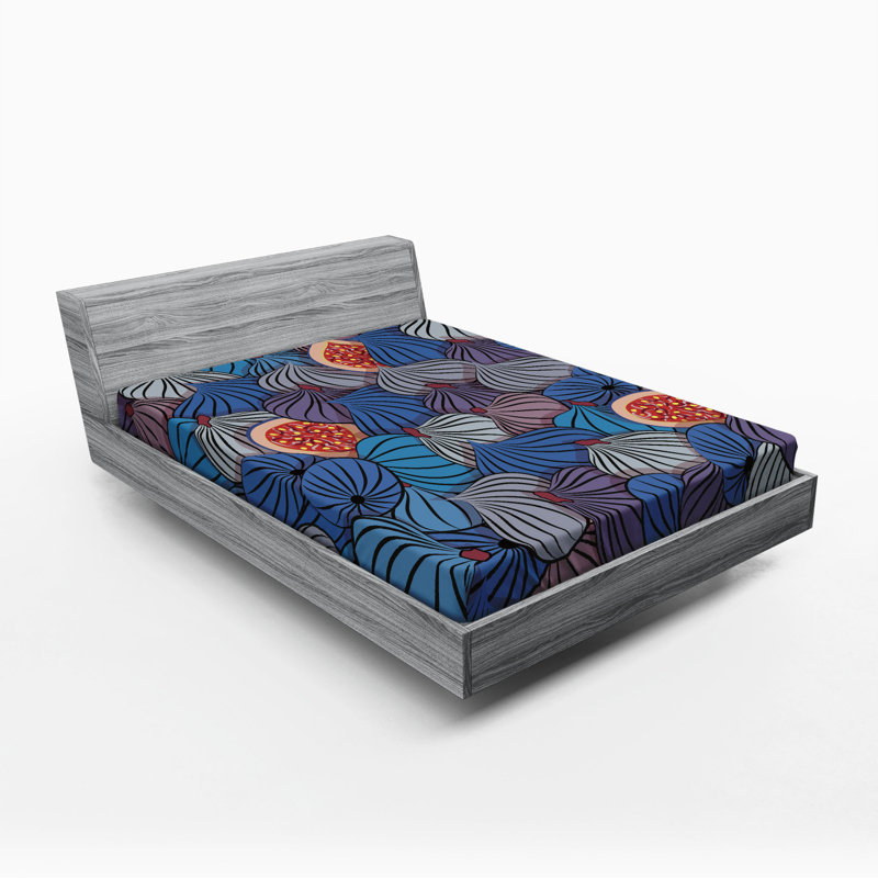 Fruit Microfiber Fitted Sheet, Queen Fitted Sheet