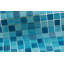 Carreau de mosaïque en verre à bord droit pour piscine 0,9 po x 0,9 po-109722894