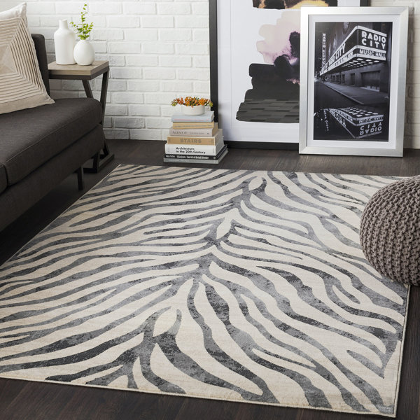 Surya Charcoal/Light Gray/Light Beige Rug & Reviews | Wayfair.co.uk