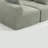 Modular Sectional For Living Room, Fullfoam Build, Textured Light Green Upholstery, Compact Compressed Package, Simple Assembly, Overall 111"X74"X24", 37" Module Sizelight Green-1241557902