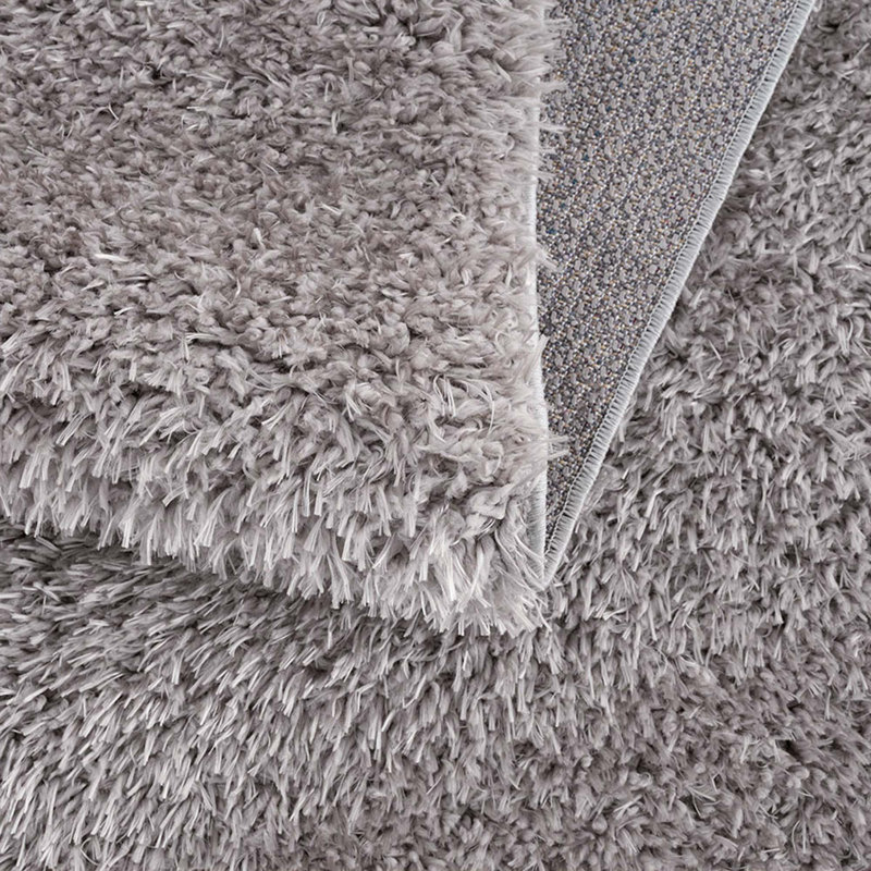 Tapis à poils longs en polyester tissé à la machine Modern, Rectangle 3 pi 11 po x 5 pi 11 po