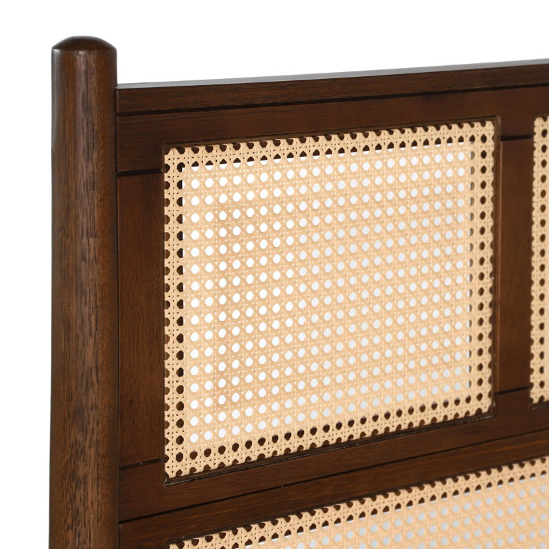Lit à baldaquin Mid Century, Grand