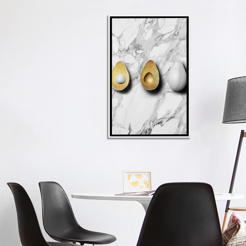 Nature morte III d'Alexandre Venancio - impression d'art graphique, H 40 po x l 26 po x P 1,5 po, Toile blanche encadrée