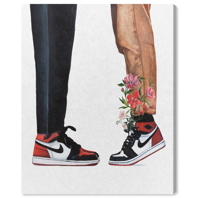 Adirah Sneaker Love sur impression sur toile