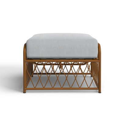 Cane Outdoor Ottoman