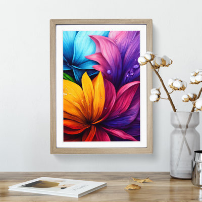 Vibrant Flowers No.1 - Single Picture Frame Painting