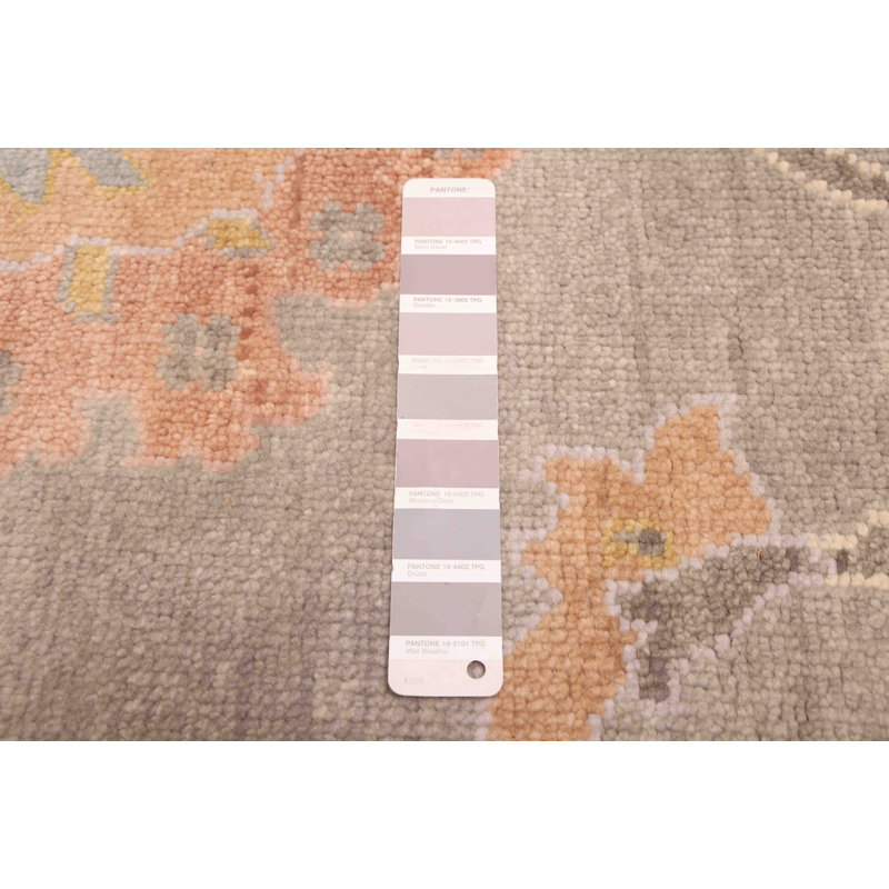 Tapis moderne gris Oushak 8 pi 9 po x 11 pi 11 po