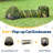 Outdoor Cat Enclosures 3-in-1 Portable Catio with Cat Tent, Tunnel, Playhouse