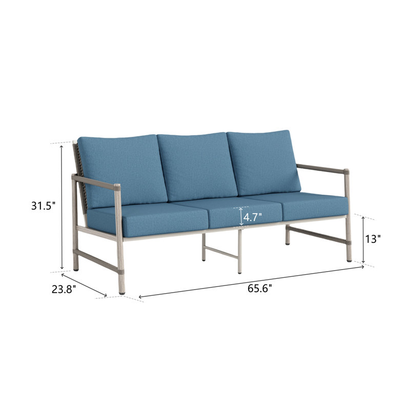 Wicker Outdoor Patio Sofa